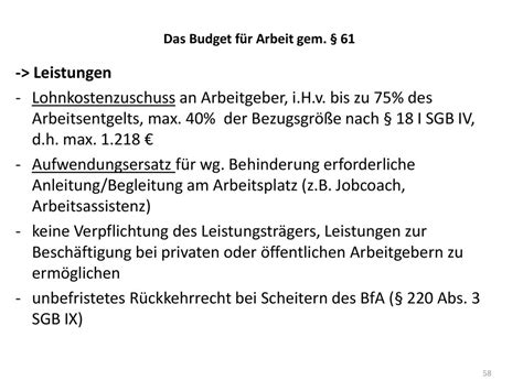 budget für arbeit lohnkostenzuschuss